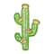Écusson de cactus vert brodé thermocollant et adhésif de Make Market